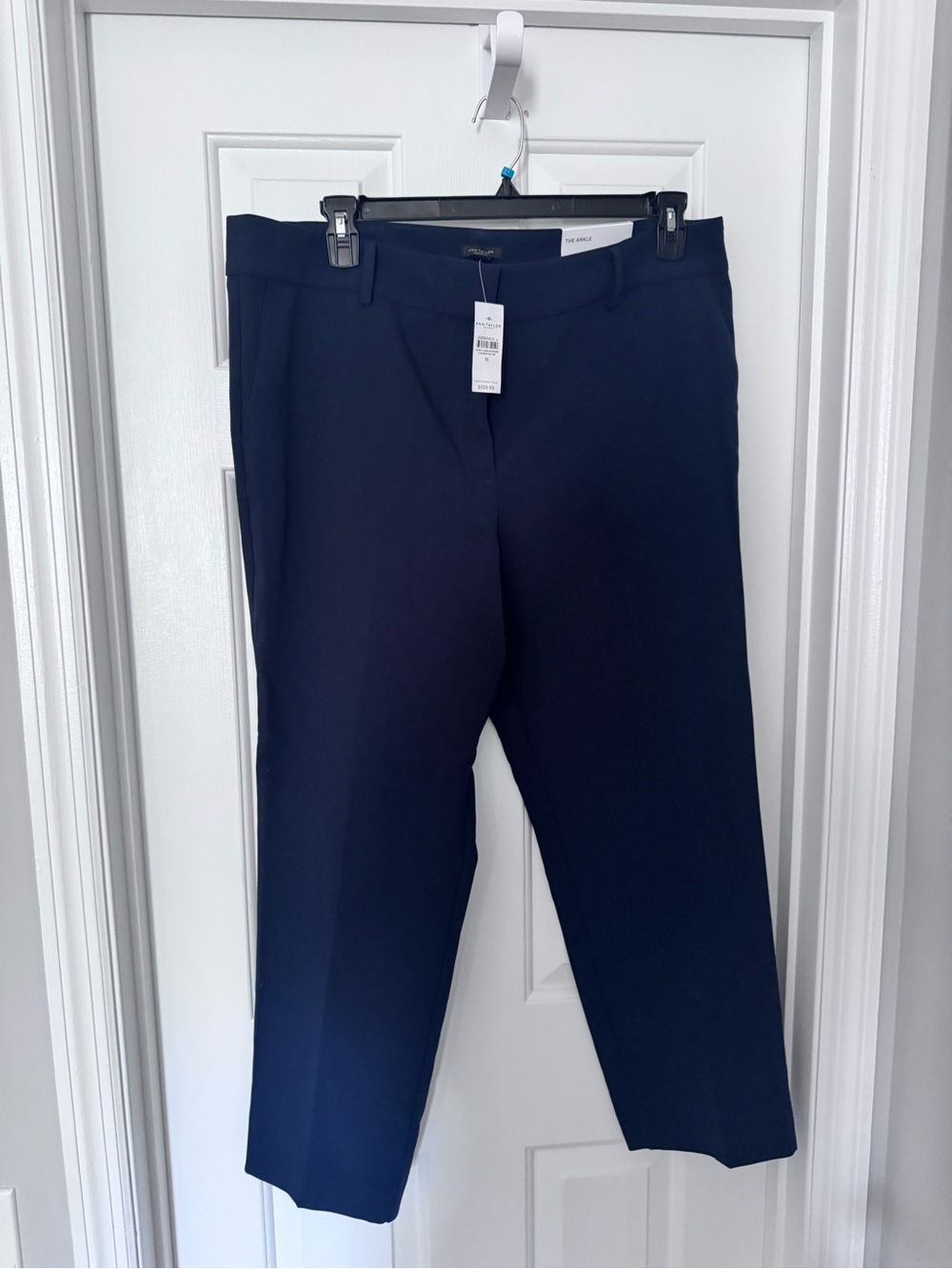 Ann Taylor Men's Dark Navy Dress Pants - Modern Tapered Fit